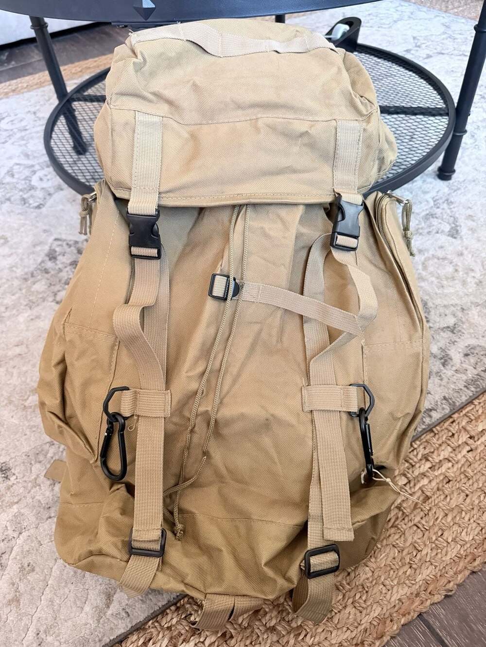 Explorer Tactical 24" Giant Hiking Camping Backpack Tan